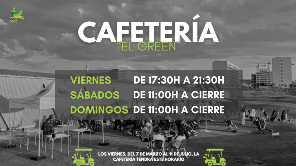 Cafetería Arcosur Golf Horario